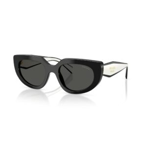 Prada 0PR D02S Solbriller - Ovale Sort