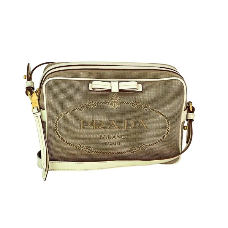 Prada Vintage Crossbody Taske Khaki Crossbody Tasker