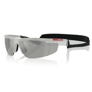 Prada Linea Rossa 0PS A02S Solbriller - Firkantede Grå Spejlede Linser