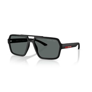 Prada Linea Rossa 0PS A06S Solbriller - Pilot Sort Polariserede Linser