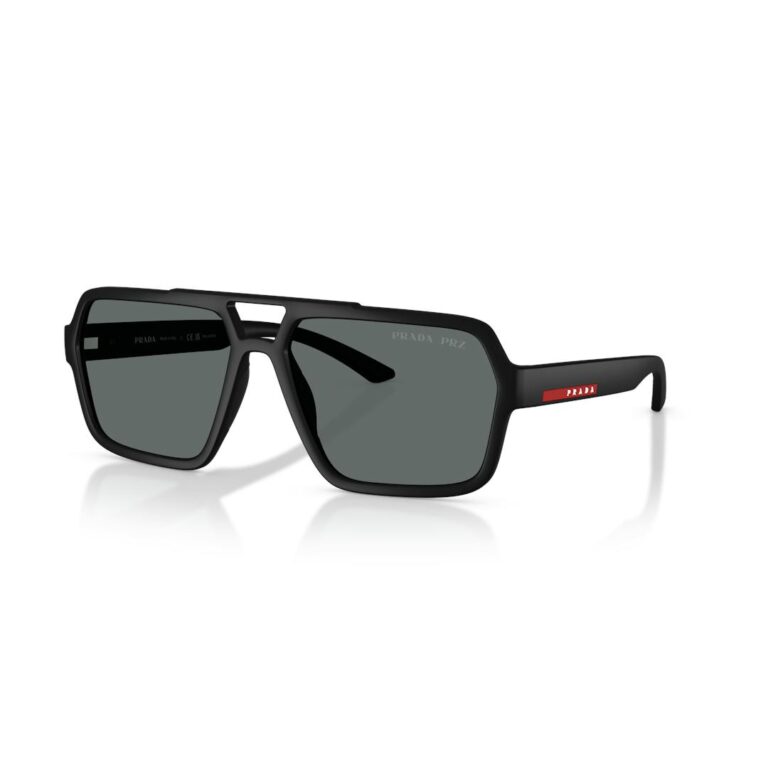 Prada Linea Rossa 0PS A06S Solbriller - Pilot Sort Polariserede Linser