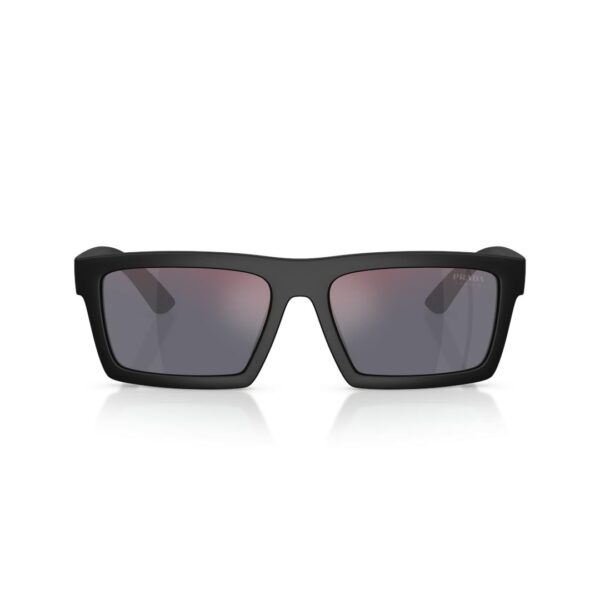 Prada Linea Rossa 0PS A07S Solbriller - Firkantede Sort Spejlede Linser