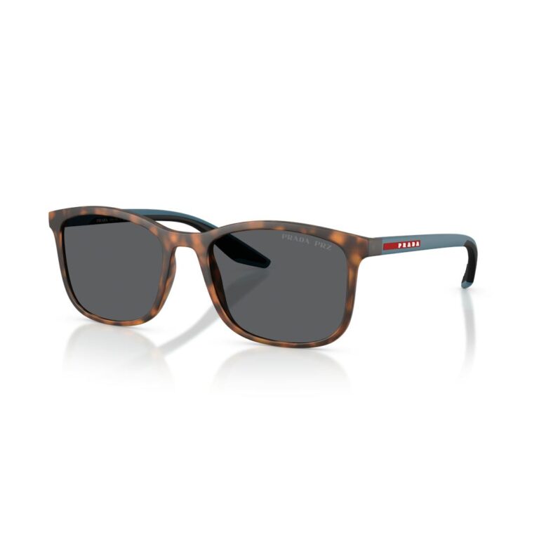 Prada Linea Rossa 0PS A08S Solbriller - Firkantede Skildpadde Polariserede Linser