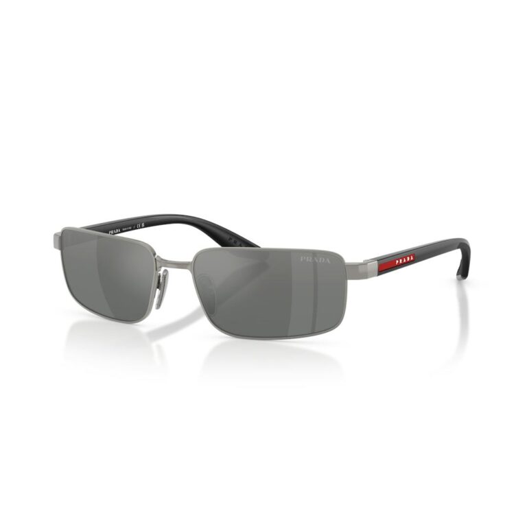 Prada Linea Rossa 0PS B54S Solbriller - Firkantede Sort Spejlede Linser