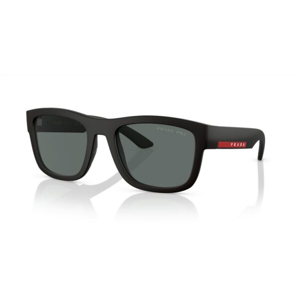 Prada Linea Rossa 0PS01ZS - Firkantede Sort Polariserede Linser