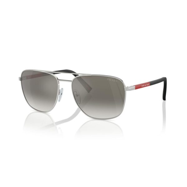 Prada Linea Rossa 0PS54ZS Solbriller - Sølv Spejlede Linser