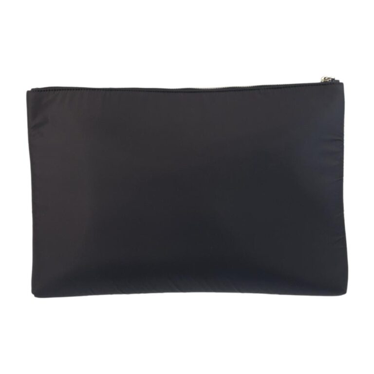 Prada Vintage Tessuto Clutch Bag Black