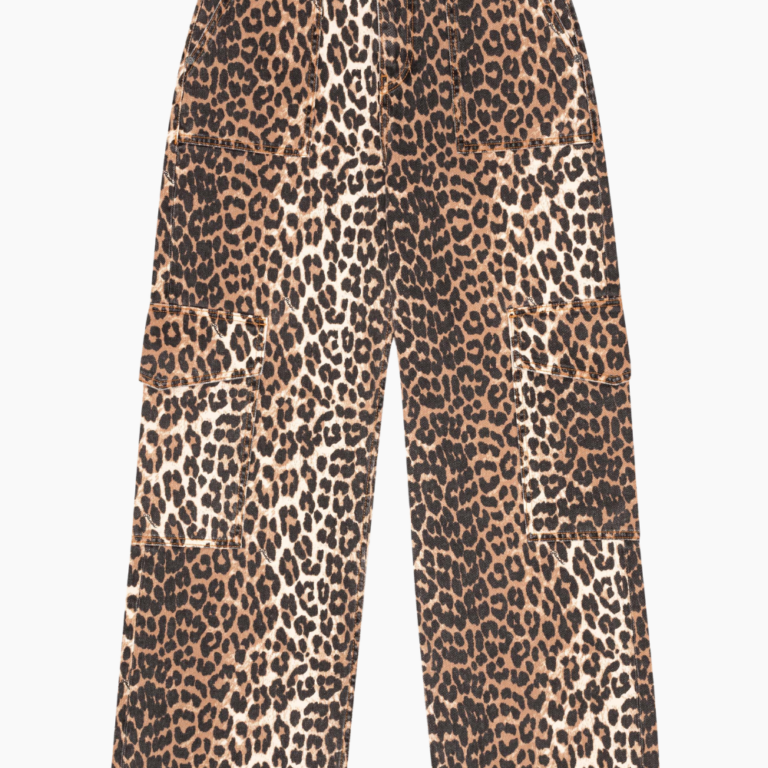 Print Denim Angi J1676 - Leopard - GANNI - Leopard 25
