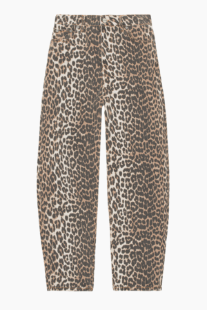 Print Denim Stary J1184 - Leopard - GANNI - Leopard 31