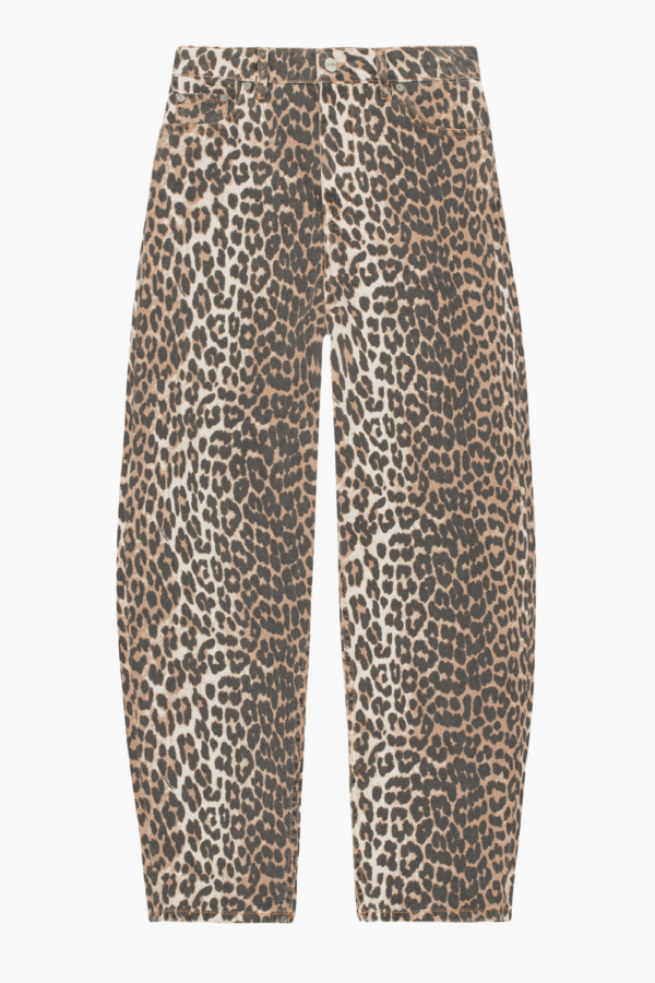 Print Denim Stary J1184 - Leopard - GANNI - Leopard 31