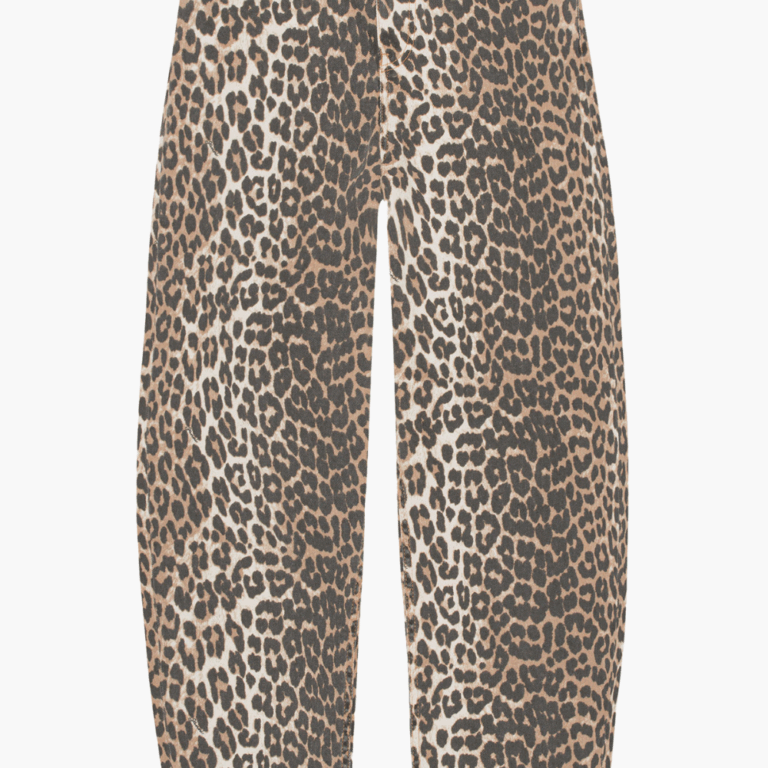 Print Denim Stary J1184 - Leopard - GANNI - Leopard 32