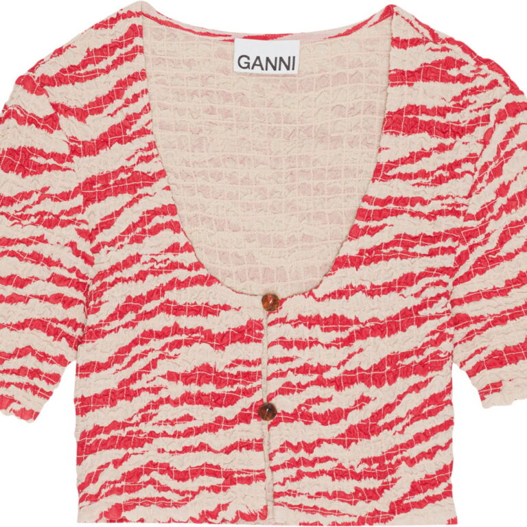 Printed Light Georgette Cropped Smo