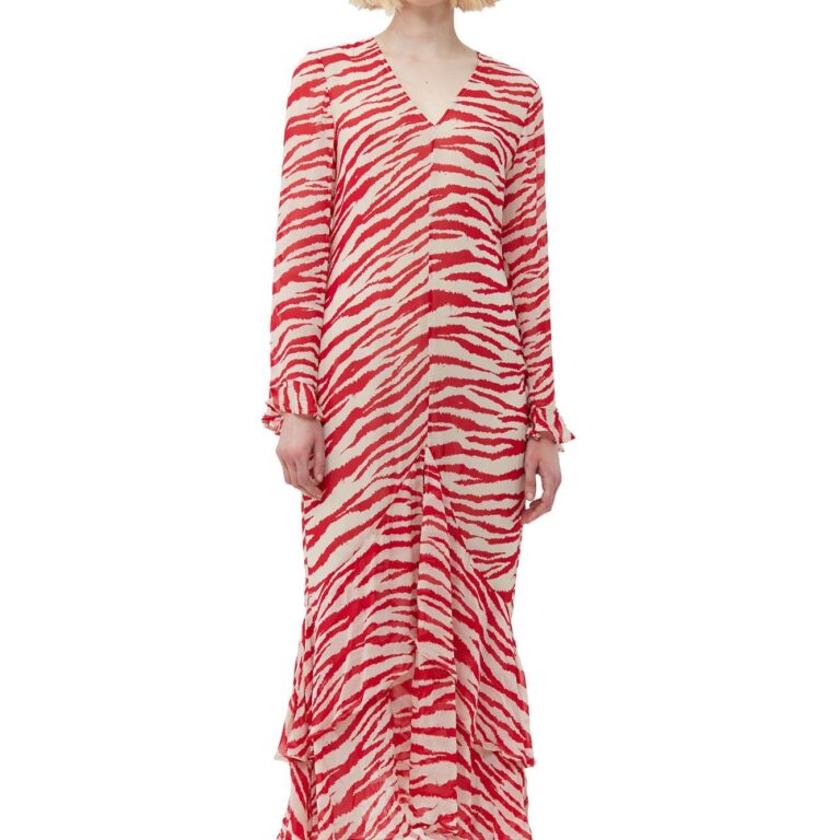Printed Light Georgette Maxi Dress