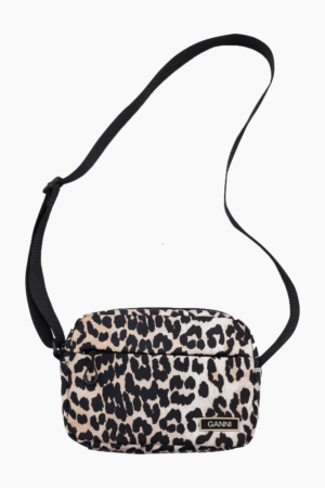 Recycled Tech Festival Bag - Leopard - GANNI - Leopard One Size