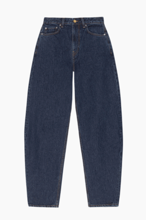 Rigid Denim Stary Jeans J1640 - Dark Blue Stone - GANNI - Blå 26/32