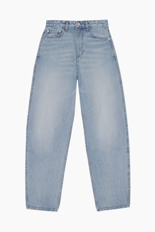 Rigid Denim Stary Jeans J1641 - Light Blue Vintage - GANNI - Blå 26/32