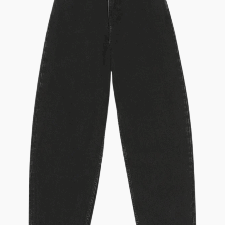 Rigid Denim Stary Jeans J1642 - Washed Black/Black - GANNI - Sort 27/34