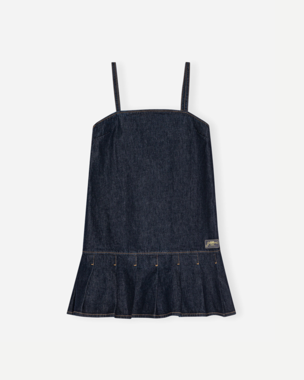 Rinse Denim Strap Mini Dress - Rinse