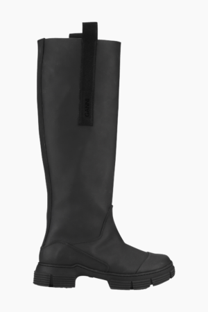 Rubber Country Boot - Black - GANNI - Sort 41