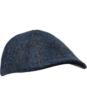 SA Macon 56 100 % Wool Navy Herringb.