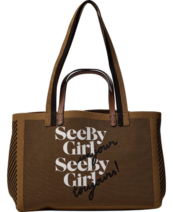 SEE BY BYE Tote Bags, Olive, Single Size