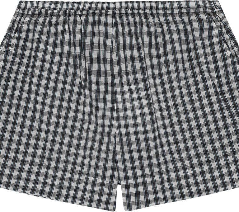 Seersucker Check Elasticated Shorts