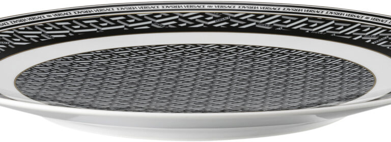 Service Plate 33cm, Signature Black, La Greca