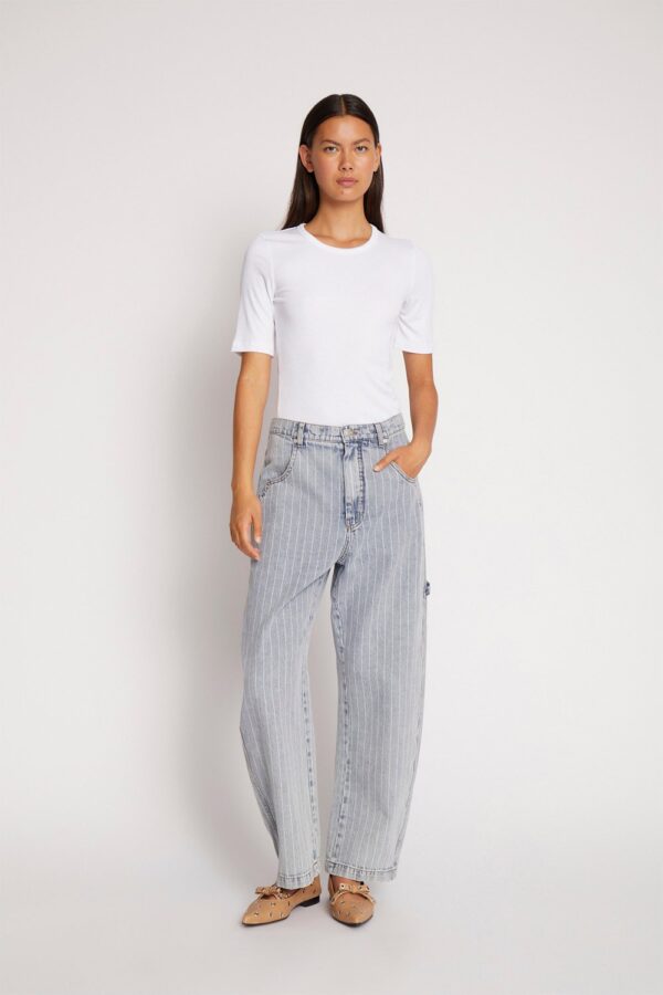 Shimo Organic Cotton Striped Jeans