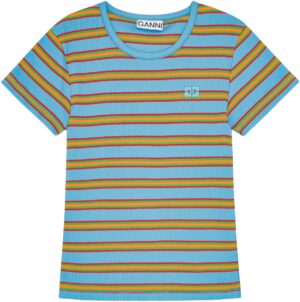 Soft Cotton Rib Stripes Baby Fit T