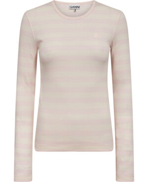 Soft Cotton Stripe Rib Longsleeve