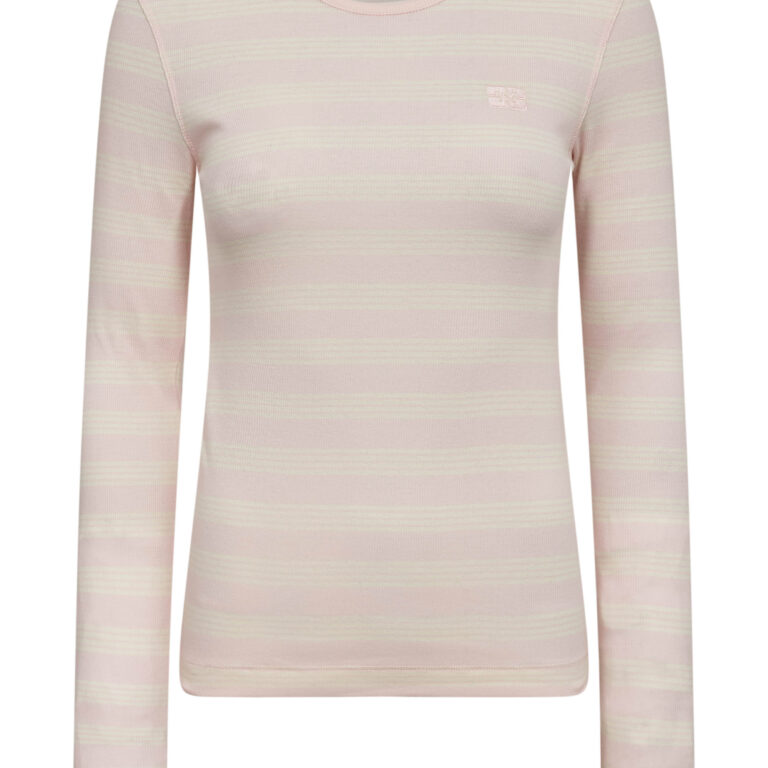 Soft Cotton Stripe Rib Longsleeve