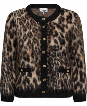 Soft Wool Leo 3/4 Sleeve Cardigan