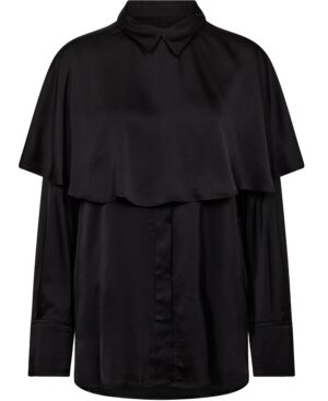 Solid Stretch Satin Circle Collar S