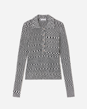 Spacedyed Polo - Black