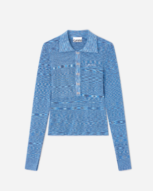 Spacedyed Polo - Blissful Blue