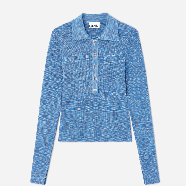 Spacedyed Polo - Blissful Blue