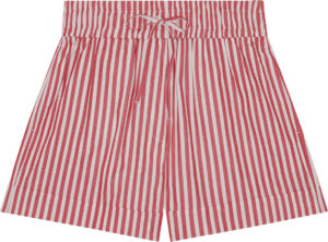 Stripe Cotton Elasticated Shorts