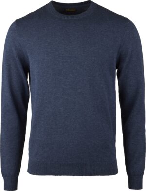 Sweater Knitted Crew Neck Hemp / Cotton