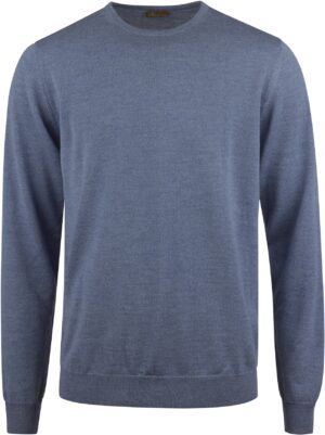 Sweater Knitted Crew Neck Merino Wool