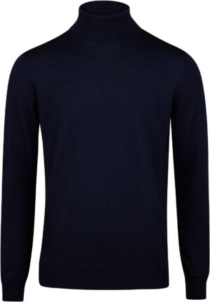 Sweater Knitted Roll Neck Merino Wool