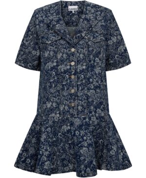Tapestry Denim Mini Dress