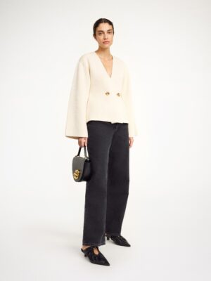 Tinley Cardigan i Uldblanding