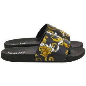 Tøfler Versace 78VA3SQ3-ZS365 G89-BLACK/GOLD Noir