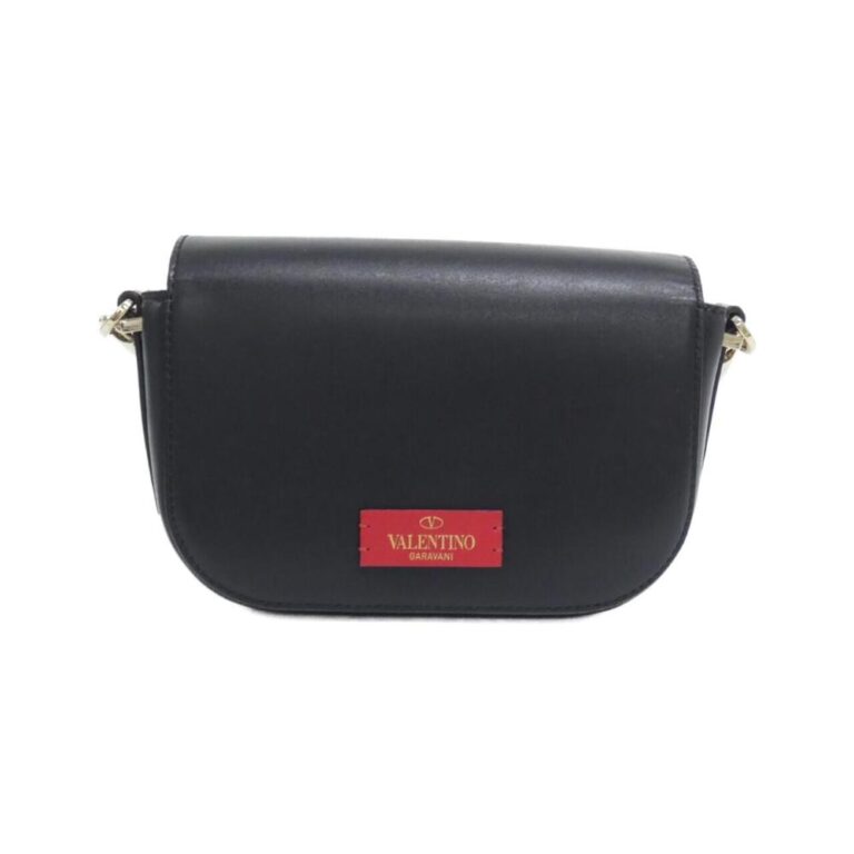 Valentino Vintage Sort Skuldertaske