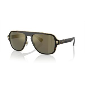 Versace 0VE2199 Solbriller - Firkantede Skildpadde Spejlede Linser