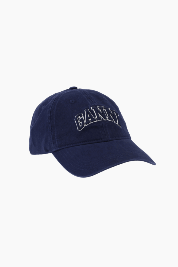Washed Cotton Canvas Cap A6902 - Sky Captain - GANNI - Navy One Size