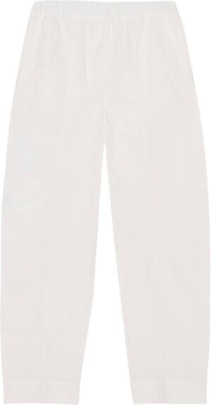 Washed Cotton Canvas Elasticated Cu