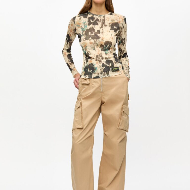 Washed Cotton Twill Pants