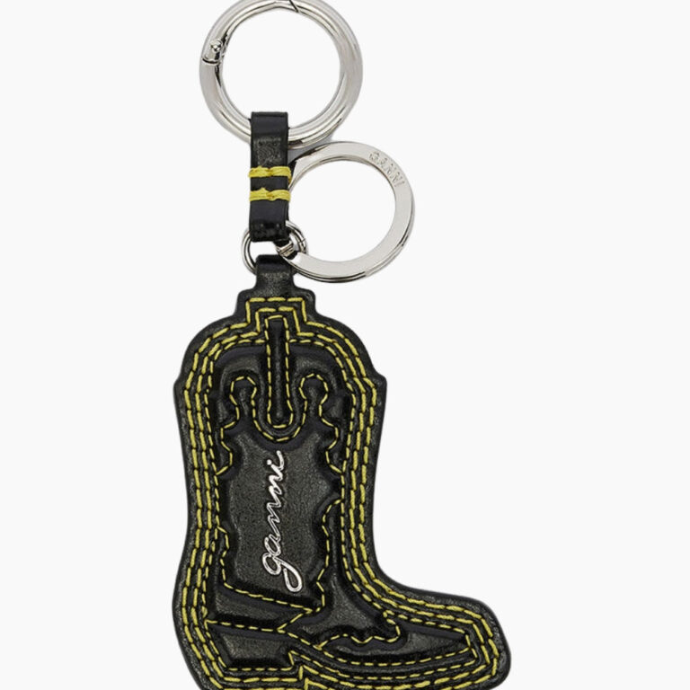 Western Boot Keyring B3010057 - Blazing Yellow - GANNI - Sort One Size