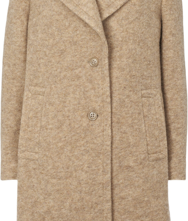 Wool Cold Dyed Coat Clareta